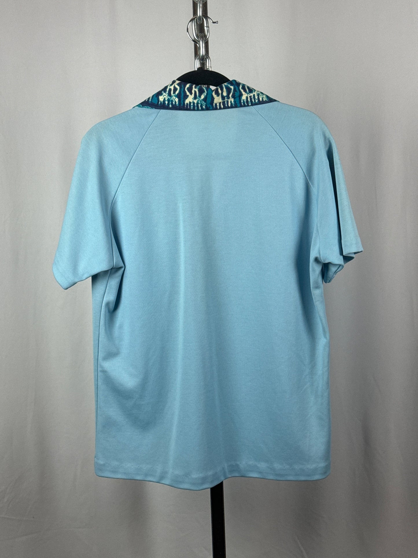Vintage 1970s Hawaiian Polo Shirt